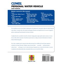 Personal Water Vehicle Svc Revue technique Haynes Clymer Anglais