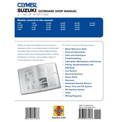 2-140 HP OB 77-84 Revue technique Haynes Clymer SUZUKI Anglais