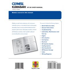 Jet Ski 92-94 Revue technique Haynes Clymer KAWASAKI Anglais