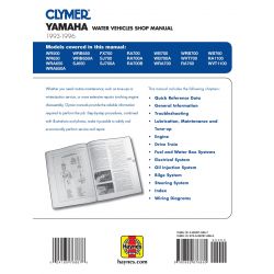 Water Vehicles 93-96 Revue technique Haynes Clymer YAMAHA Anglais