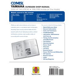 2-250 HP 2-STROKE 96-98 Revue technique Haynes Clymer YAMAHA Anglais