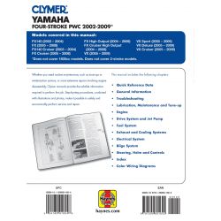 Four Stroke PWC 02-09 Revue technique Haynes Clymer YAMAHA Anglais