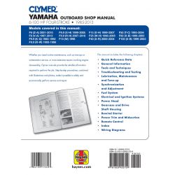 F6 a F100HPFOUR-STROKE 85-13 Revue technique Haynes Clymer YAMAHA Anglais