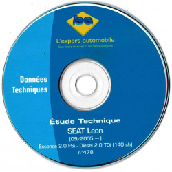 SEAT Leon depuis 09/2005

Diesel 2.0 TDi 140cv

Essence 2.0 FSi

CD-LEA0478 -Revue Technique L expert automobile CD-ROM