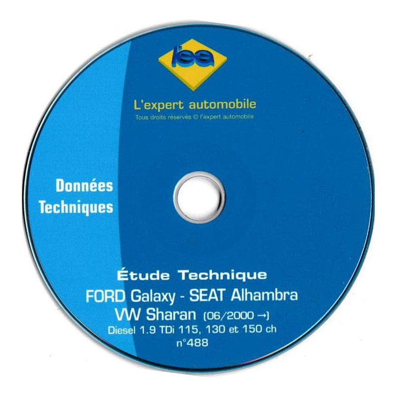 Galaxy-Alhambra-Sharan 00-  - Manuel CD-ROM  VW FORD SEAT