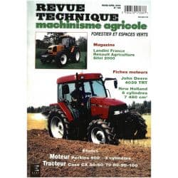 CX 50 100 Revue Technique Agricole Case Axial