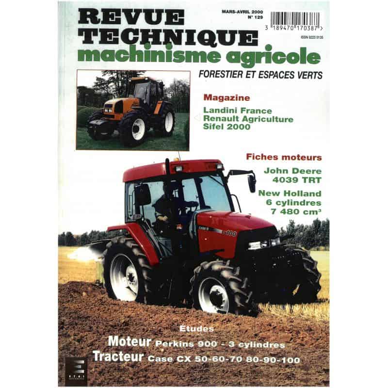 CX 50 100 Revue Technique Agricole Case Axial