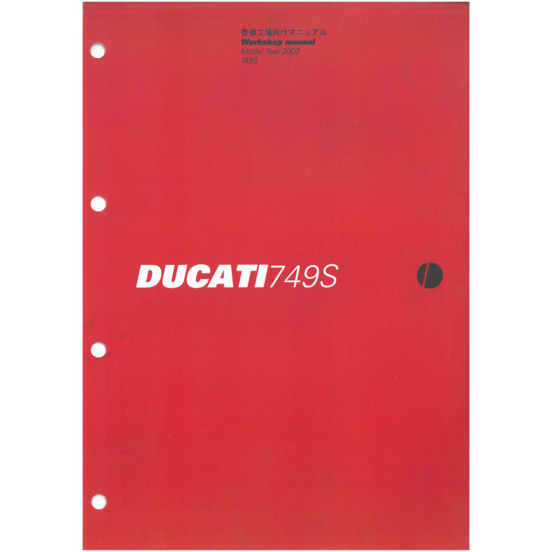 749S 2003 - Manuel Atelier Ducati Anglais