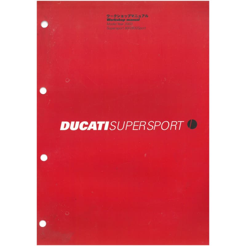 SS 800/900 2003 - Manuel Atelier Ducati Anglais