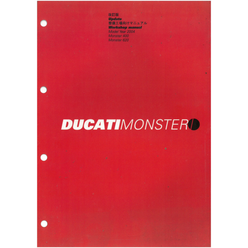 Monster 400-620 2004 - Maj -Manuel Atelier Ducati Anglais