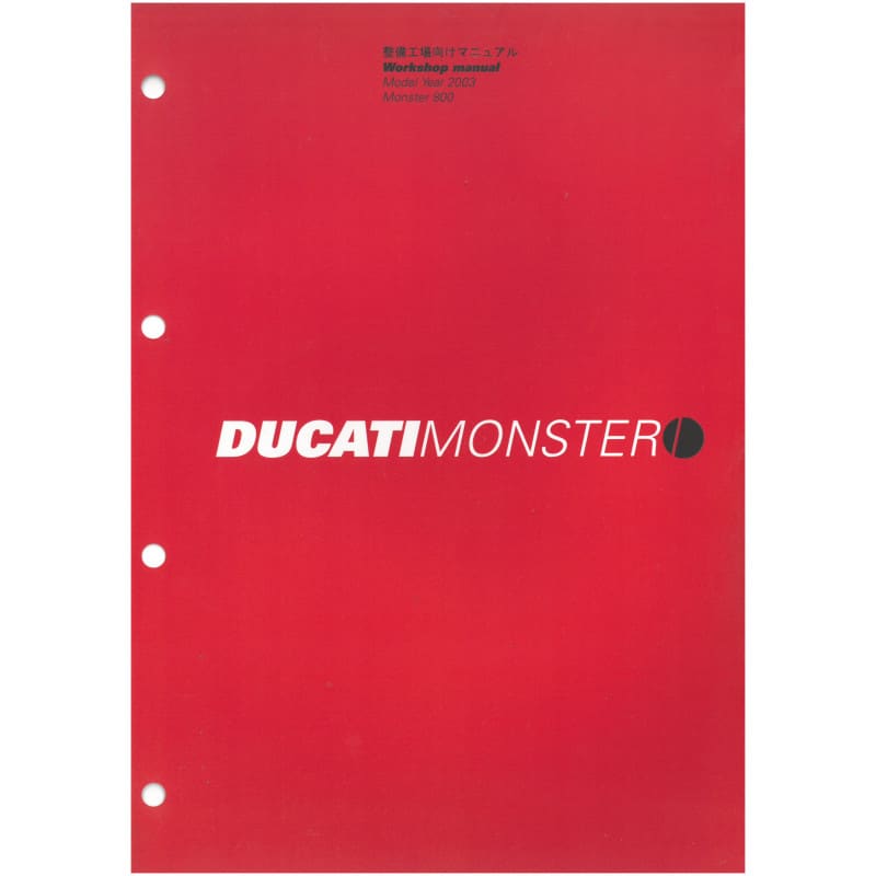 Monster 800 2003 - Manuel Atelier Ducati Anglais