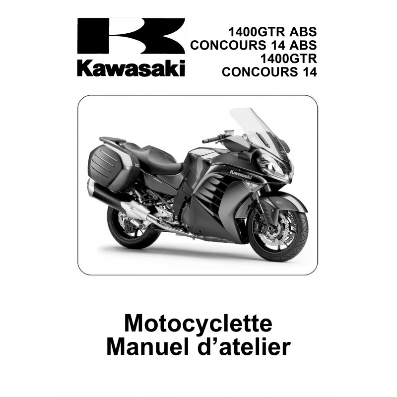 1400GTR - Concours 10-14 - Manuel cles USB KAWASAKI Fr