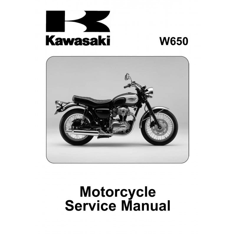 W650 99-06 - Manuel cles USB KAWASAKI Anglais