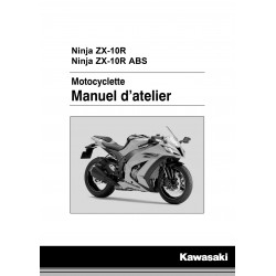 Ninja ZX-10R 11-15 - Manuel cles USB KAWASAKI Fr
