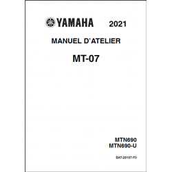 MT-07 21-22 - Manuel cles USB YAMAHA