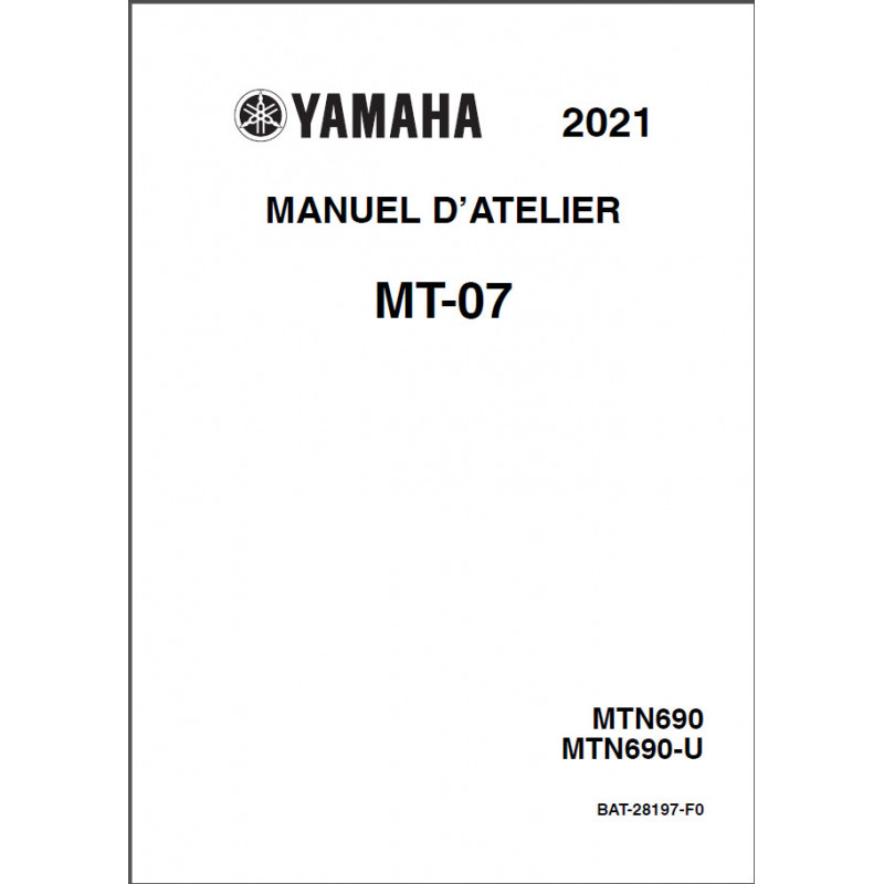 MT07 21-22 - Manuel cles USB YAMAHA