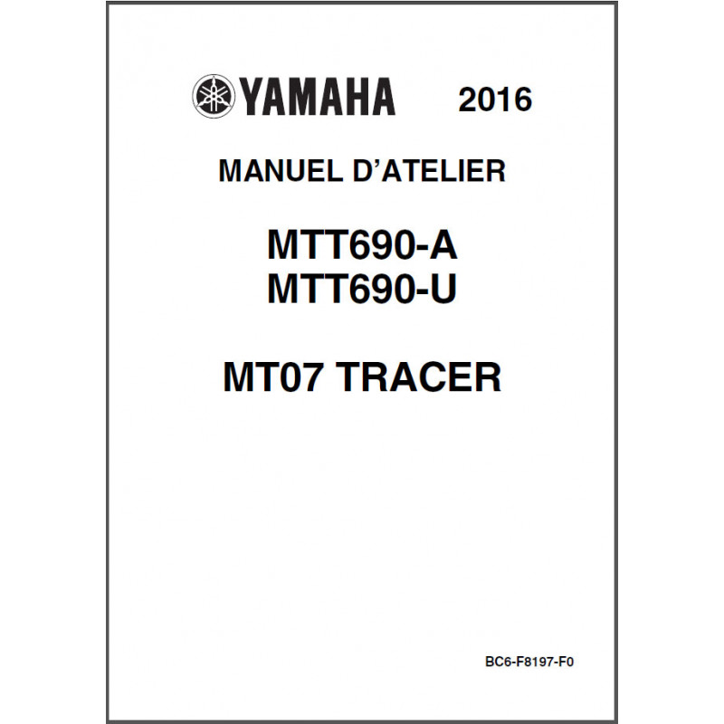 MT07 Tracer 700 16-19 - Manuel cles USB YAMAHA