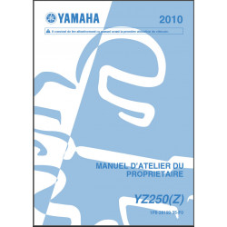 YZ 250 - 10  Manuel cles...