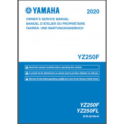 YZF 250 - 20  Manuel cles...