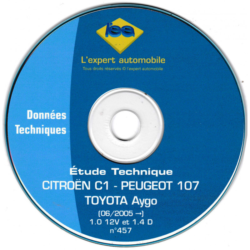 CI-107-AYGO 05-  - Manuel CD-ROM CITROEN-PEUGEOT-TOYOTA