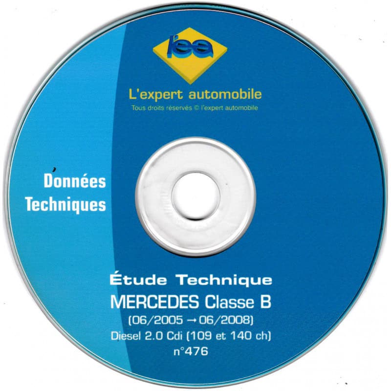 Classe B Diesel 05-08  - Manuel CD-ROM MERCEDES