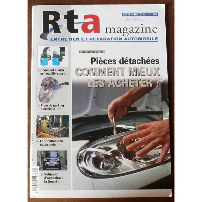 Achat Pieces - Magazine RTA