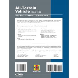 All-Terrain 88-92 Revue technique Haynes Clymer Anglais