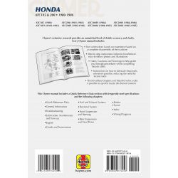 ATC185 200 80-86 Revue technique Clymer HONDA Anglais