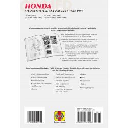 ATC250 4Trax 200-250 84-87 Revue technique Clymer HONDA Anglais