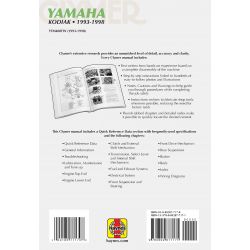 YFM400 Kodiak 93-98 Revue technique Clymer YAMAHA Anglais