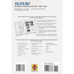 LT-4WD, LT-WDXLT-F250 87-98 Revue technique Clymer SUZUKI Anglais
