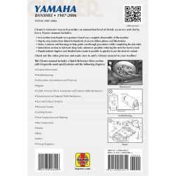 Banshee 87-06 Revue technique Clymer YAMAHA Anglais