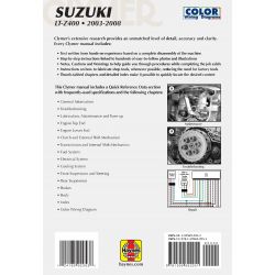 LT-Z400 03-08 Revue technique Clymer SUZUKI Anglais