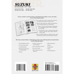 GS750 Fours 77-82 Revue technique Clymer SUZUKI Anglais