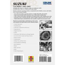 GSX-R600 01-05 Revue technique Clymer SUZUKI Anglais