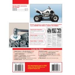 Raptor 660 700 ATVs 01-12 Revue technique Haynes YAMAHA Anglais