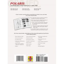 Snowmobile 84-89 Revue technique Haynes Clymer POLARIS Anglais
