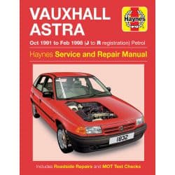copy of Astra Petrol91-98 Revue technique Haynes VAUXHALL Anglais