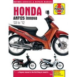 ANF125 Innova Scooter 03-12 Revue technique HONDA Haynes Anglais