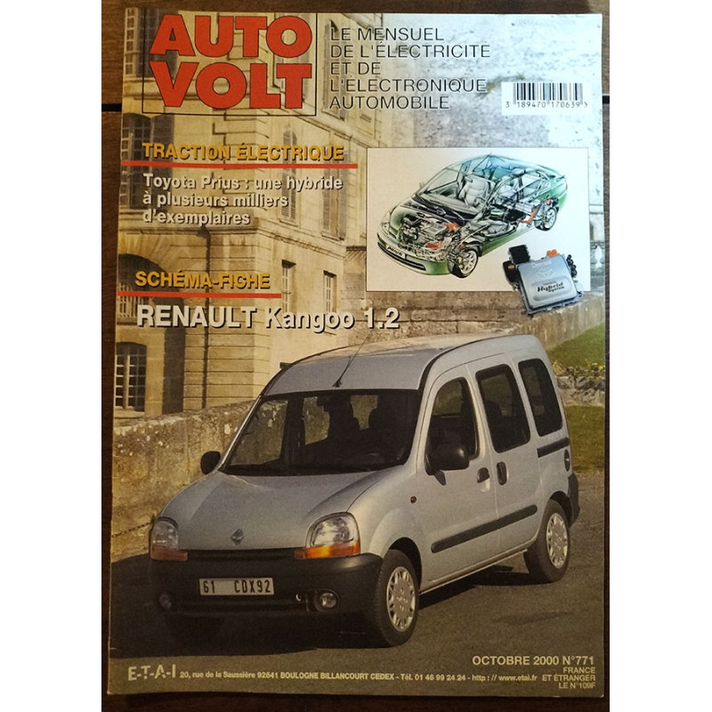 Kangoo 1.2 Ess. - Revue Technique Electronic Auto Volt RENAULT