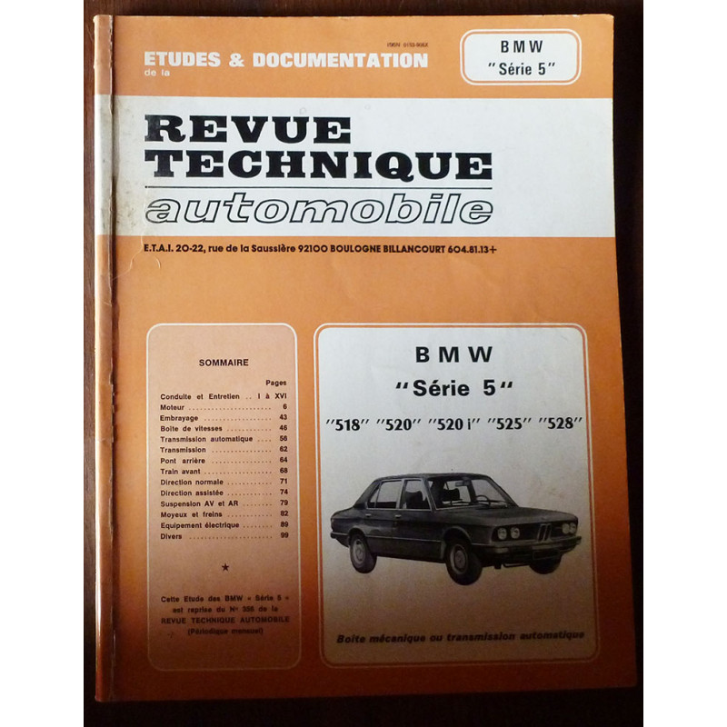 Serie 5 - Revue Technique Bmw