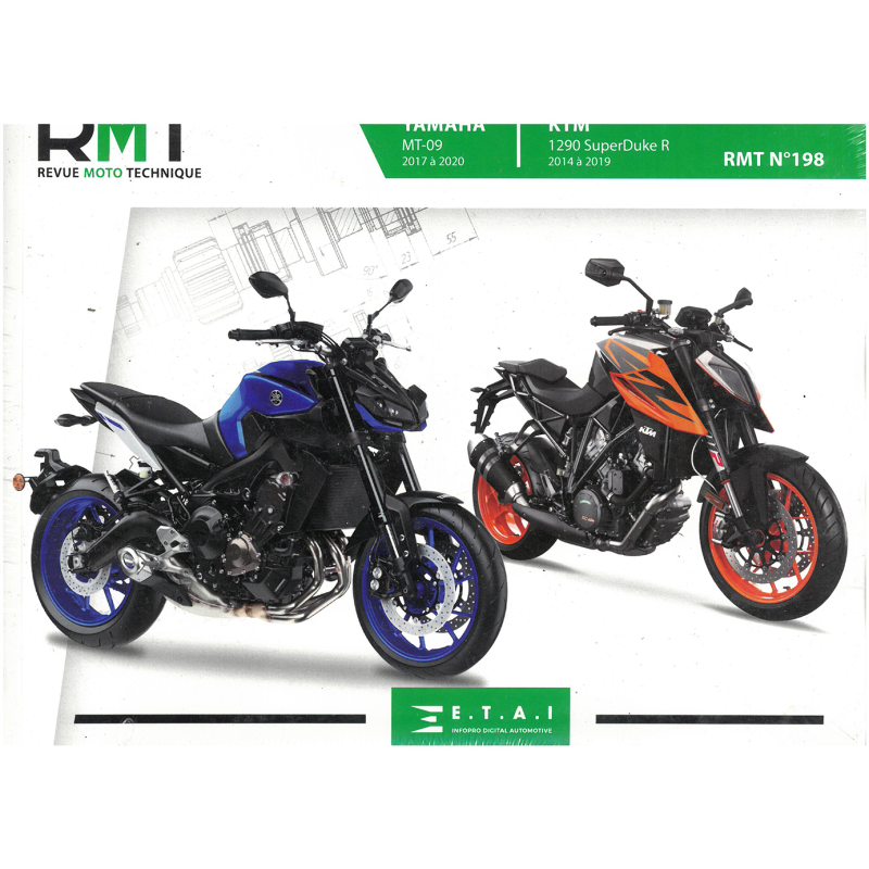MT-09 17-20 - 1290 SuperDuke R 14-19 - Revue Technique moto KTM