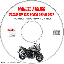 GSF1250 S 07 - Manuel Atelier CDROM SUZUKI Anglais