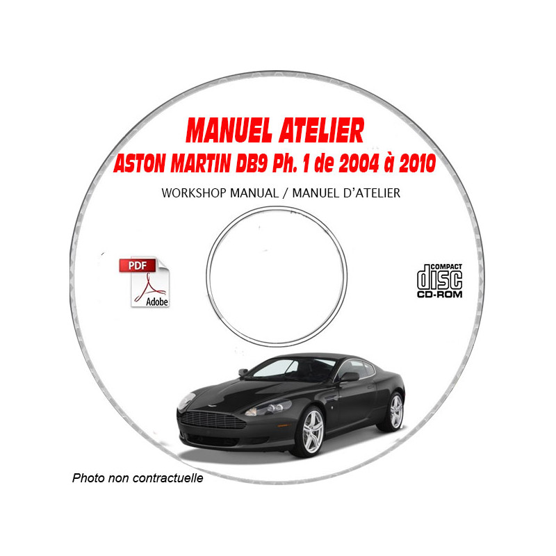 DB9 04-10 - Manuel Atelier CDROM ASTON Anglais