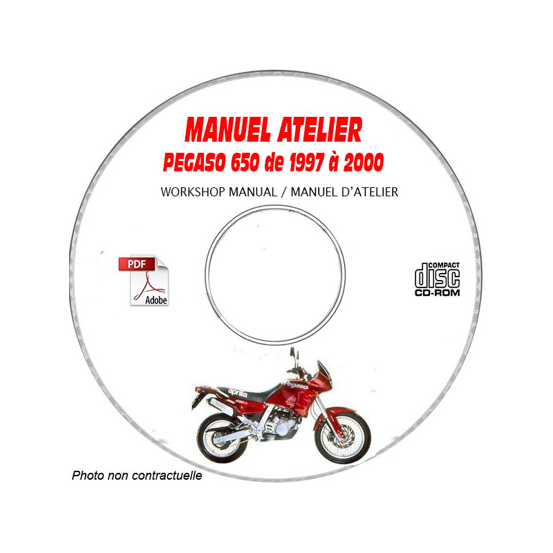 copy of Pegaso 650 -05 -  Manuel Atelier CDROM APRILIA Anglais