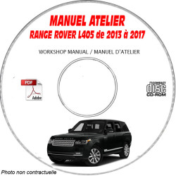 L405 13-17 - Manuel Atelier CDROM RANGE-ROVER Anglais