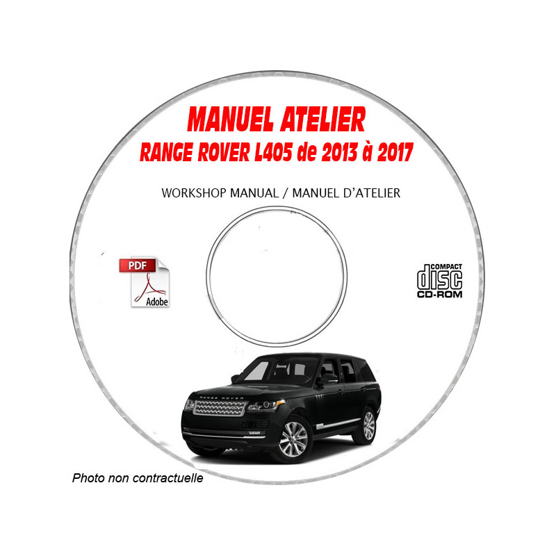 L405 13-17 - Manuel Atelier CDROM RANGE-ROVER Anglais