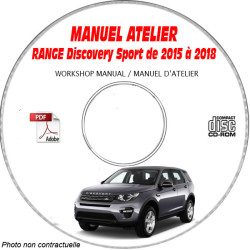 Discovery Sport 15-18 - Manuel Atelier CDROM LAND-ROVER Anglais
