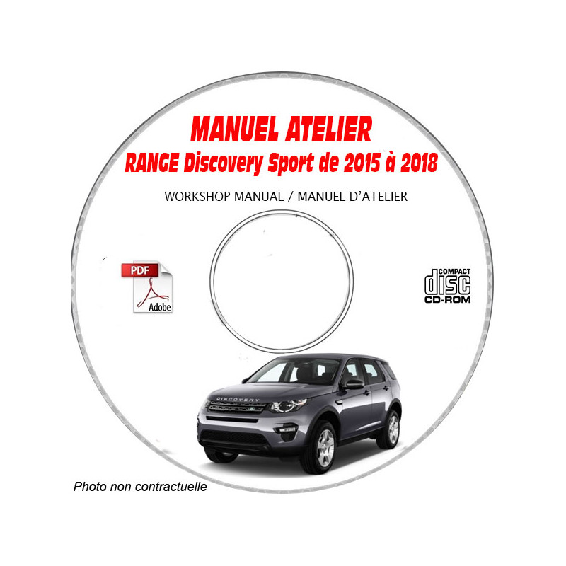 Discovery Sport 15-18 - Manuel Atelier CDROM LAND-ROVER Anglais