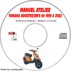 BOOSTER BW 99-02 - Manuel Atelier CDROM YAMAHA Anglais